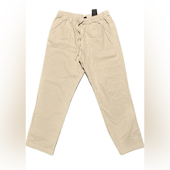 Erika pull on cotton Matilda linen feel medium pants - Picture 2 of 3